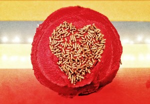 Chiswickish Blog - Foodie Reviews - Outsider Tart - Heart Cupcake