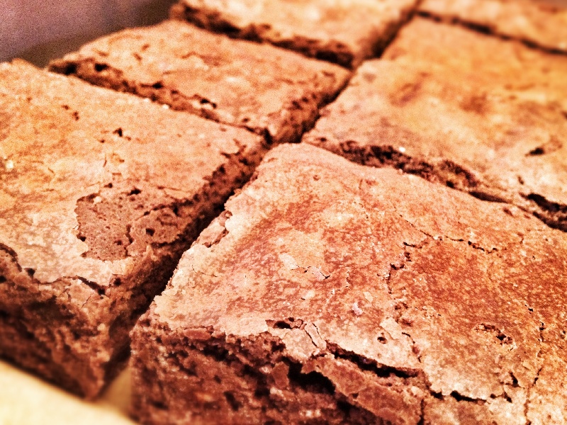 Chocolate Orange Brownie with Cointreau